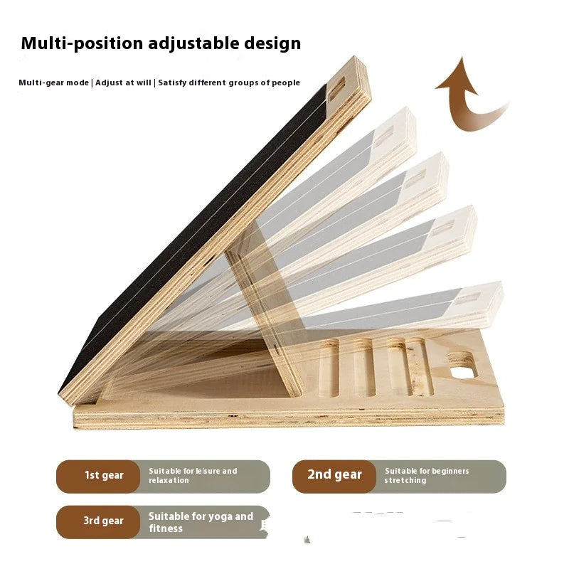 Wooden Stretch Board Fitness Multi-gear