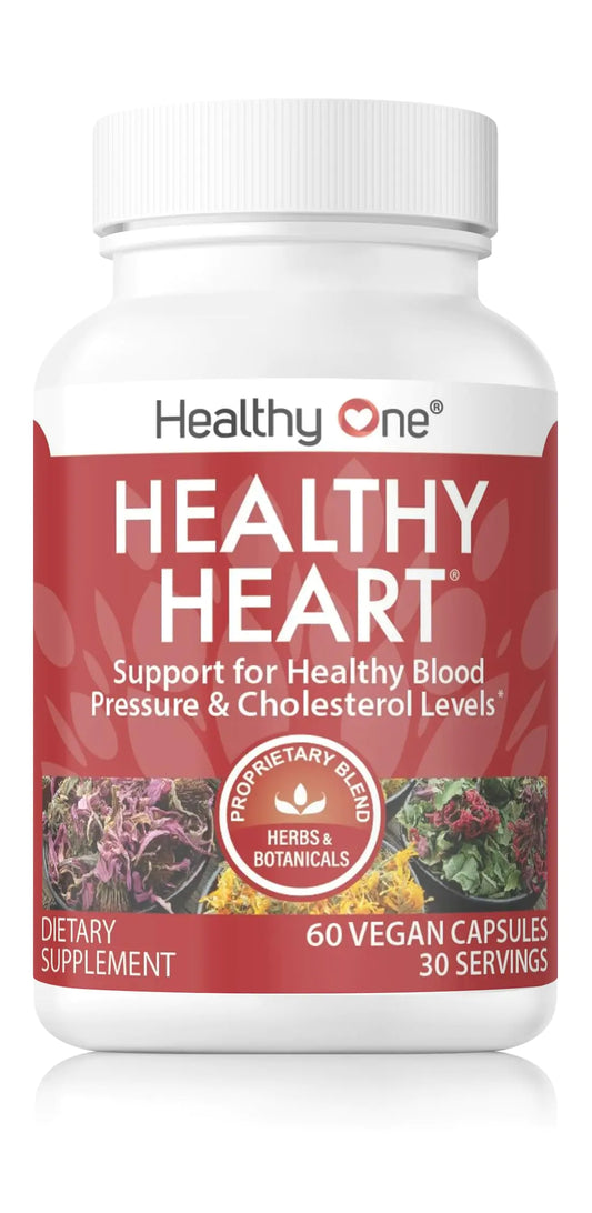 Healthy Heart Supplement | 8 All-Natural Ingredients | Helps Manage Wellness & Health | Improve Blood Flow (60)