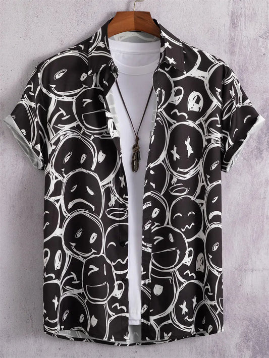 Men's Hawaiian Oversized Short Sleeve Summer Shirts