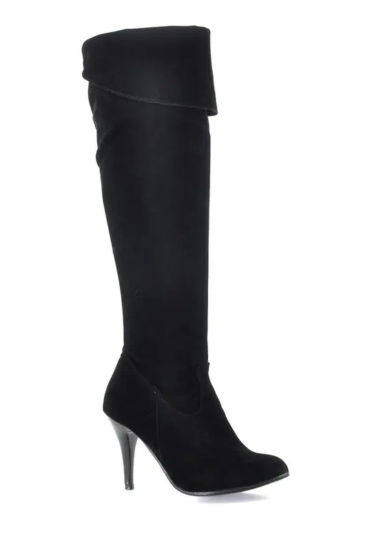 European American Stiletto Side Zipper High-Heel Boots