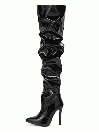 Zip Stiletto Boots