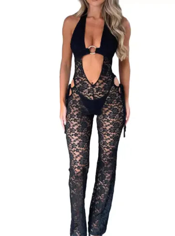 Halter One-Piece Jumpsuit for Women