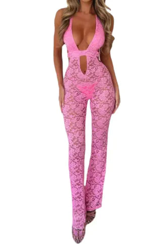 Halter One-Piece Jumpsuit for Women