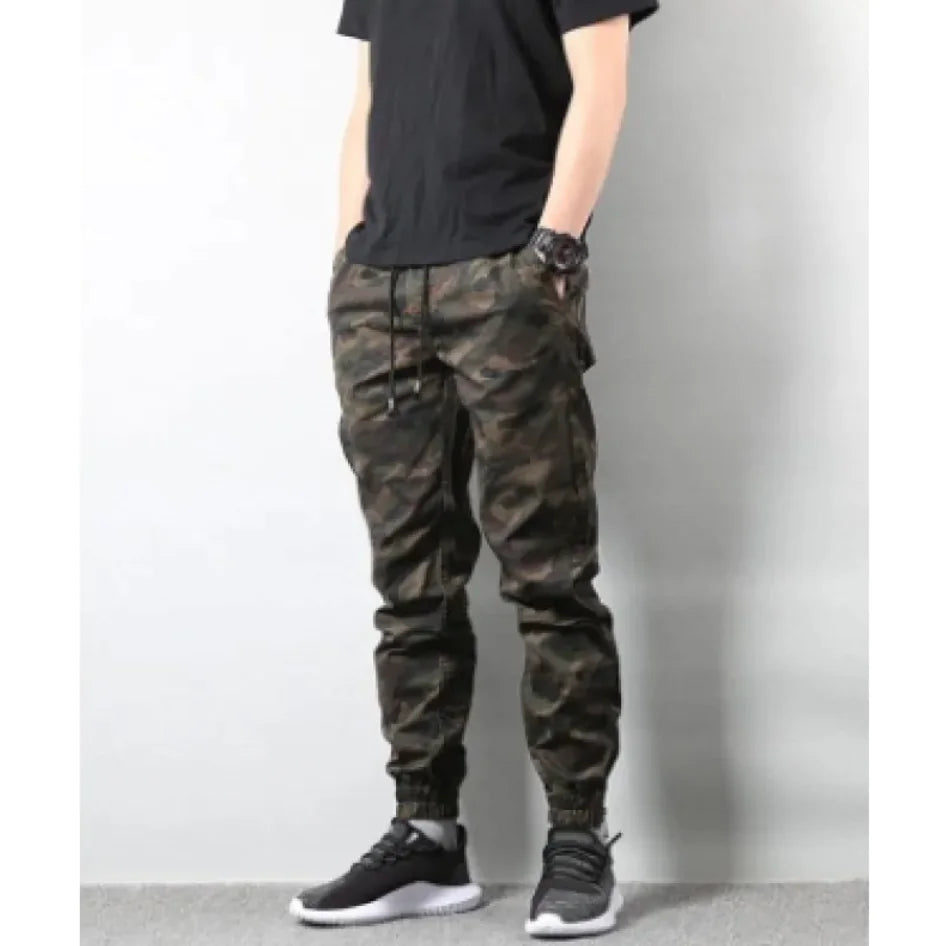 Retro Camo Streetwear Pants