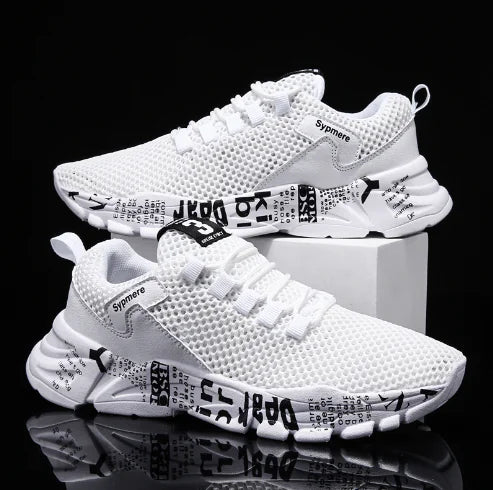 Men's Summer Breathable Casual Sneakers - Korean Style