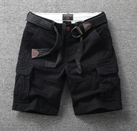 Vintage Cargo Shorts for Men - Summer Casual Style